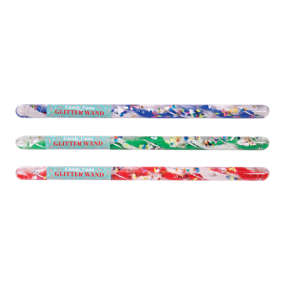 Candy Cane Glitter Wand (assorted)